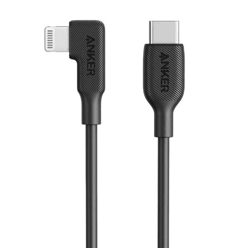 Anker Usb-C To 90 Degree Lightning Cable (3 Ft) 0.9 Mtr