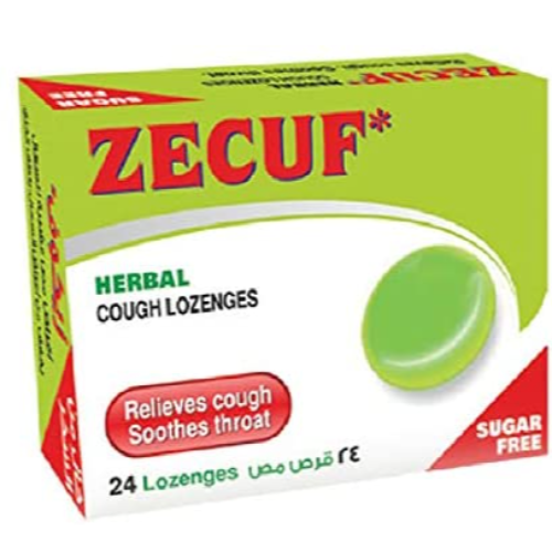 Zecuf Lozenges Herbal Sugar Free 24 Pieces