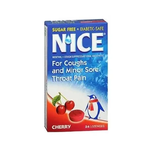 Nice Cherry Lozenges 24 Pieces Sugar Free