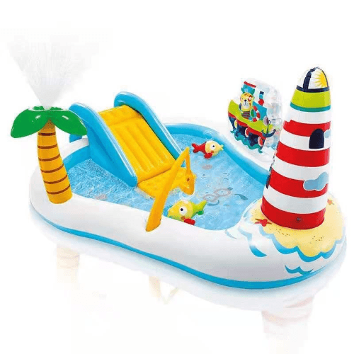 Intex Swim Inflatable Swimming Pool With Slide