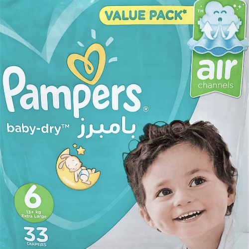 Pampers Ml Diaper  S6-33 Pieces