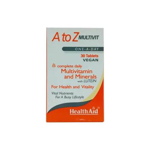 Health Aid A To Z Multivitamin Tab 30'S