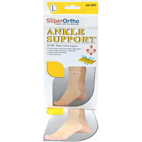 Super Ortho Elastic Ankle Support A9 009 Bge L-Size