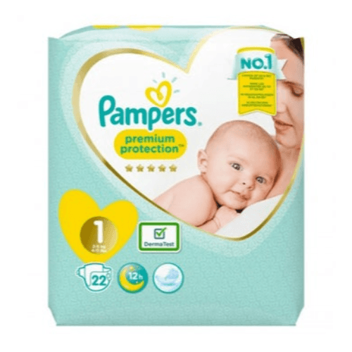 Pampers Pc Diapers S1-22 Pieces