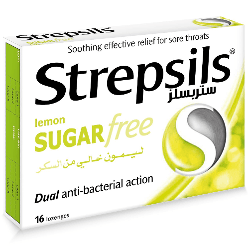 Strepsils Lemon Sugar Free 16 Pieces