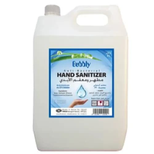 Bubbly Hand Sanitizer Gel 80% Alcohol 5L