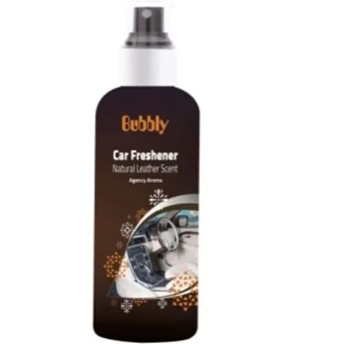 Bubbly Car Frefhener Natural Leather Scent Agency Aroma 180Ml