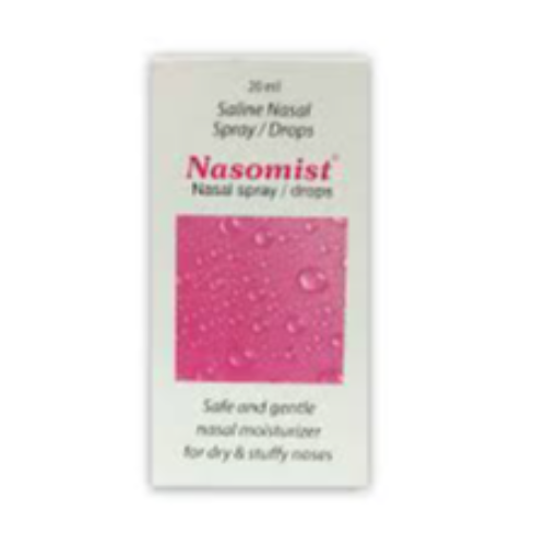 Nasomist Nasal Spray Drops 20Ml