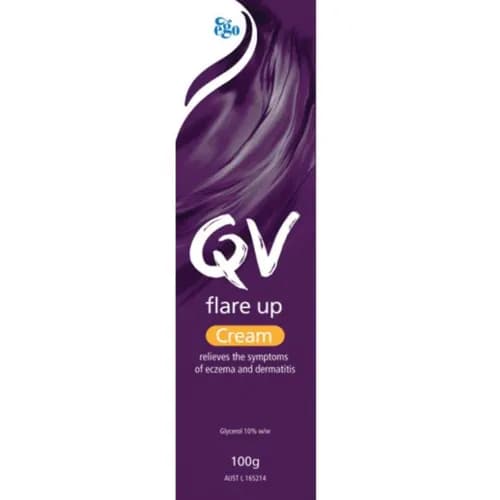 Qv Flare Up Cream 100 Gm Eczema Prone