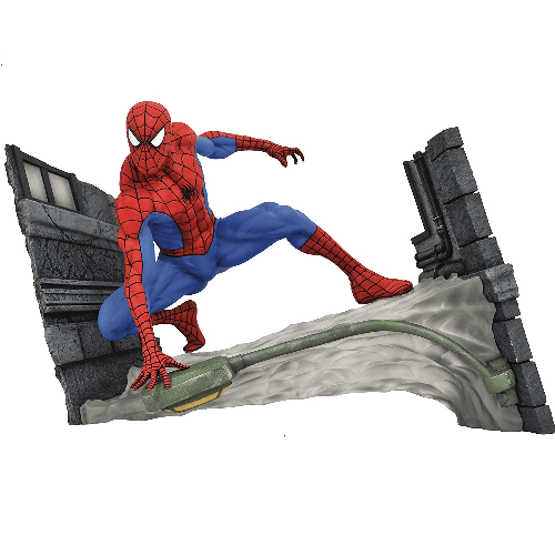 Diamond Select Marvel Gallery Spider-man Comic Pvc Figure Measures Approximately (17 High X 27 Wide)