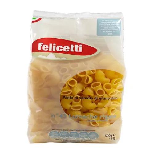 Felicet Classic Lumache Rigate Pasta 500G