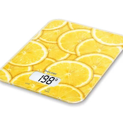 Beurer Ks 19 Digital Glass Kitchen Scale Lemon