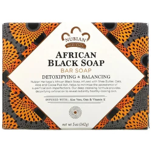 Nubian Heritage African Black Bar Soap 142 Gm