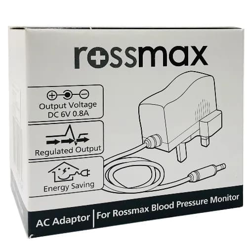 Rossmax Ac Adaptor For Bp Monitor 6V