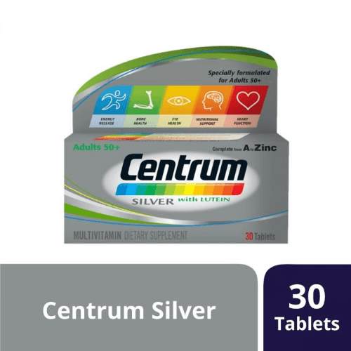 Centrum Silver With Lutein  Tablets 30'S