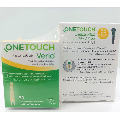 One Touch Verio Refill Kit (100 Verio Strips +100 Lancet)