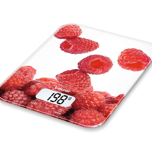 Beurer Ks 19 Digital Glass Kitchen Scale Berry