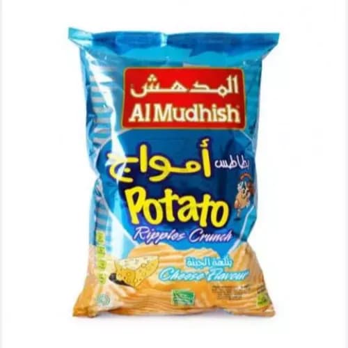 Al mudhish potato cheese flavor chips 150gm