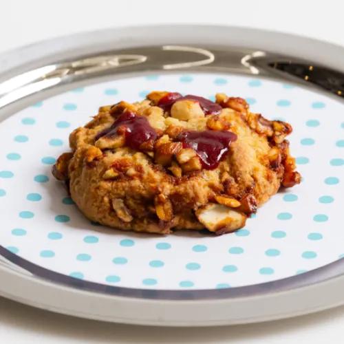 Raspberry Jam and Mixed  Nuts Cookies