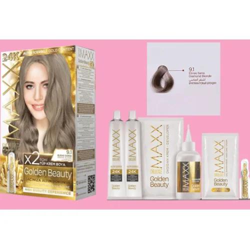 Maxx Deluxe 24K Gold Hair Dye - Diamond Blonde (9.1)