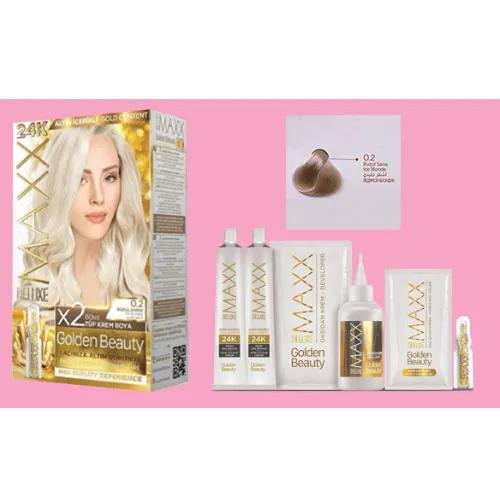 Maxx Deluxe 24K Gold Hair Dye - Ice Blonde (0.2)