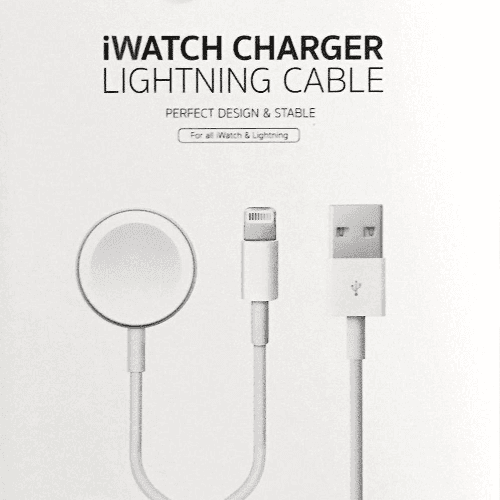 COTEetCI WS-19 iWatch Charger Lightning Cable For iWatch & Lightning