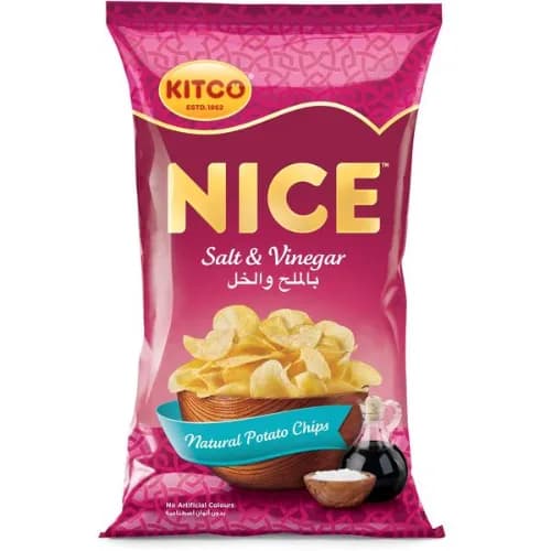 Nice potato chips salt & vinegar 167gm