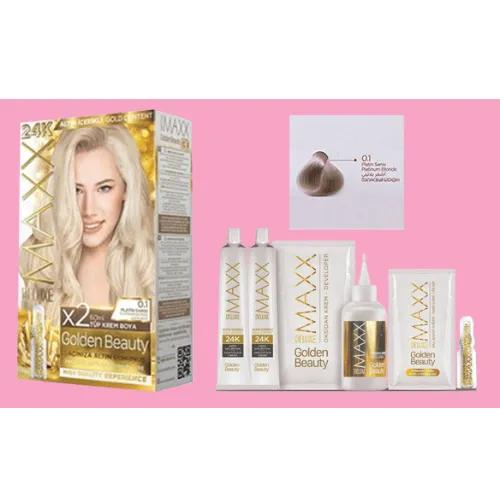 Maxx Deluxe 24K Gold Hair Dye - Platinum Blonde (0.1)