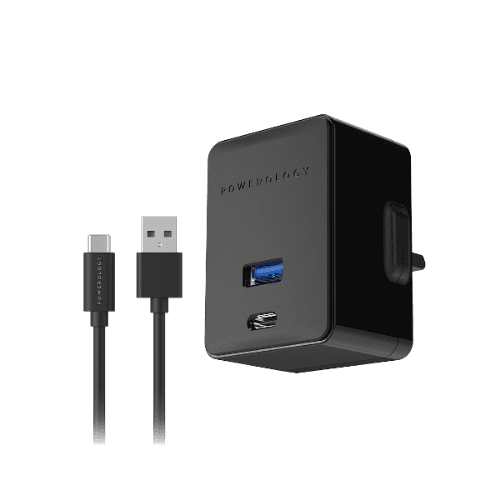 Powerology Ultra-Quick Usb-C Charger With Cable