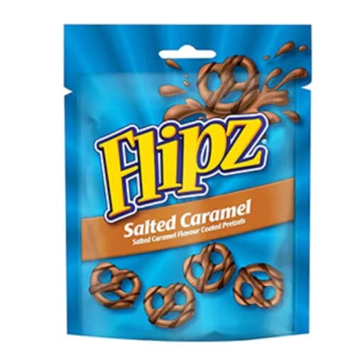 Flipz Salted Caramel Flavor Coated Pretzels 90G