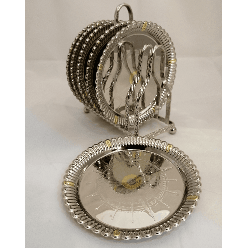 Cake Plate with Stand Set 6 Pieces