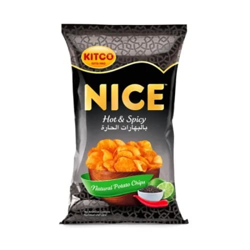 Nice potato chips hot & spicy 167gm