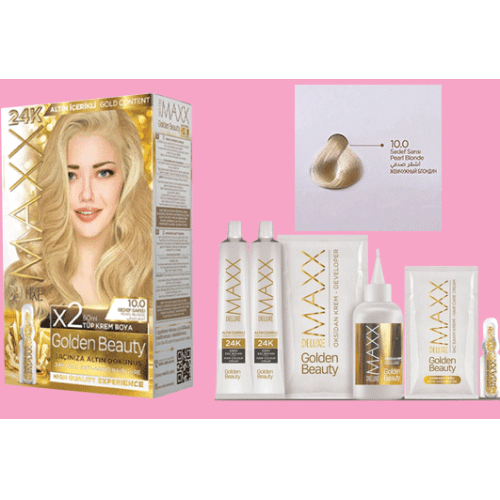 Maxx Deluxe 24K Gold Hair Dye - Pearl Blonde (10.0)