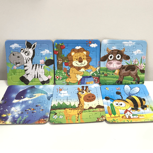 6 Characters Mini Jigsaw Puzzles