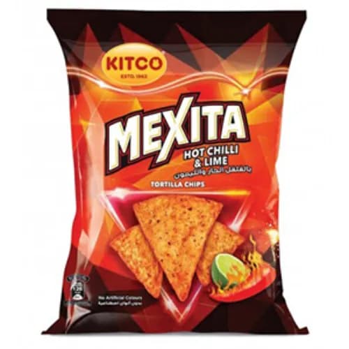 Mexita Hot Chilli & Lime Tortilla Chips180g