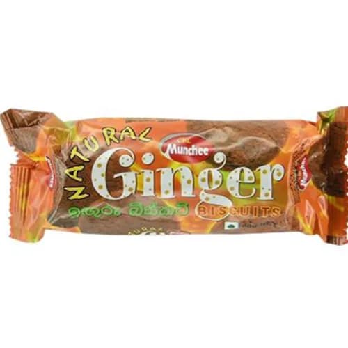 Munchee Natural Ginger Biscuit 80g