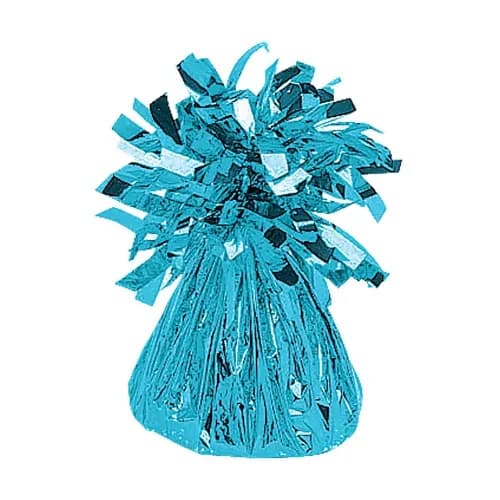 Caribbean Blue Foil Balloon Weight 6Oz