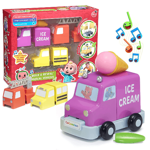 Cocomelon Build &Reveal Musical Vehicles