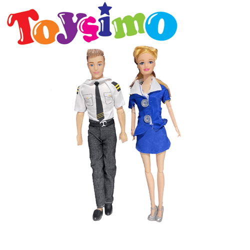 11 Inch Flight Attendant Doll