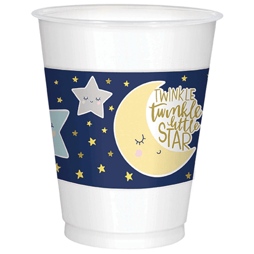 Twinkle Little Star Plastic Cups