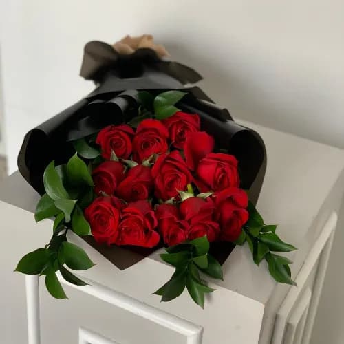 Ruskus & Red Bouquet