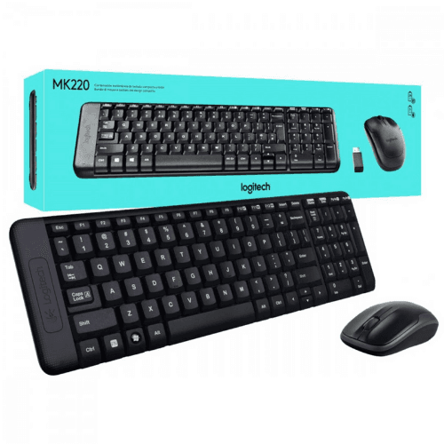 Logitech English Wireless Keyboard And Mouse (Mk220)