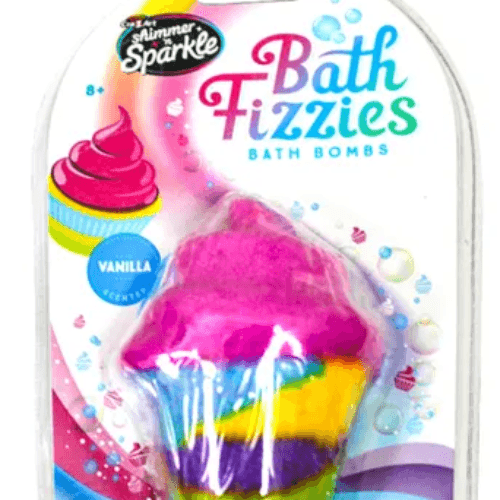 Shimmer N Sparkle Bath Bomb Premade Fun Shape Asst.