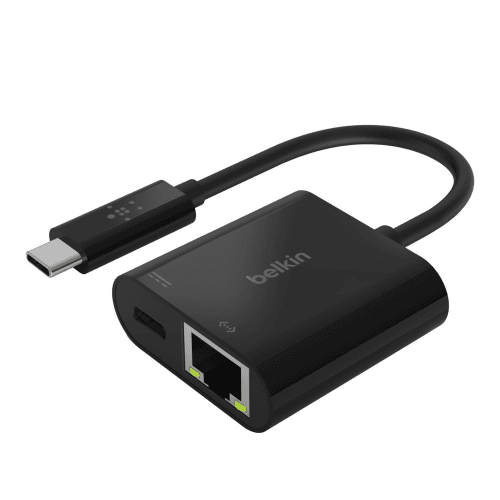 Belkin USB-C to Ethernet Adapter + 60W Charge