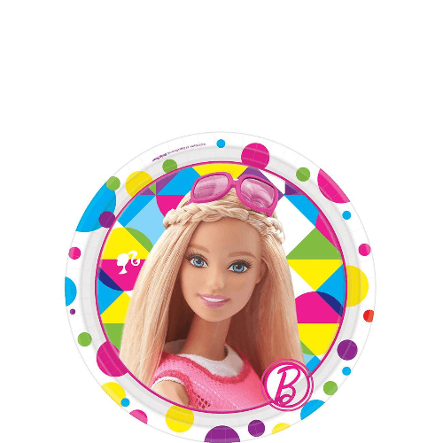 Barbie Sparkle Beverage Round Plate