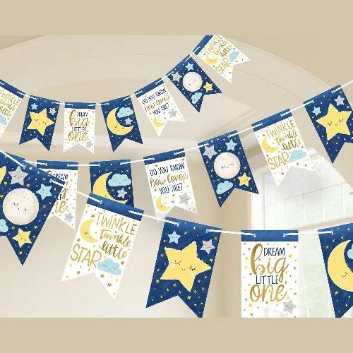 Twinkle Little Star Pennant Banner