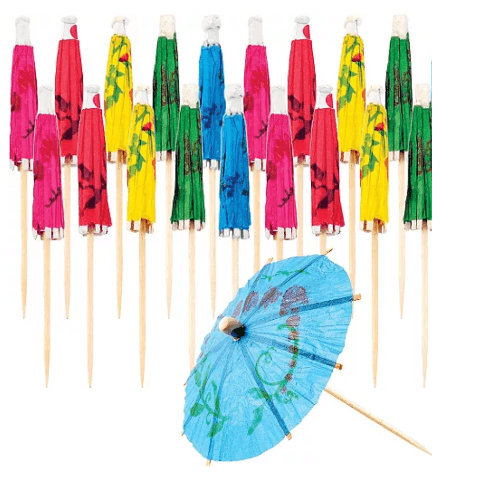 Cocktail Umbrella Picks 20Ct