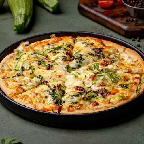 Squash And Ricotta Cheese Keto Pizza