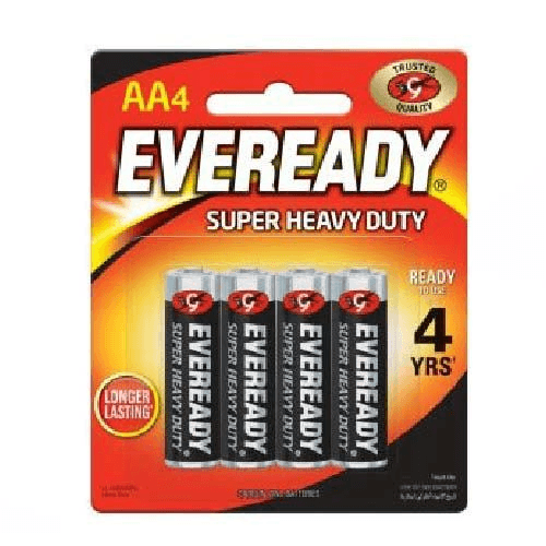 Eveready Super Heavy Duty 4PCS