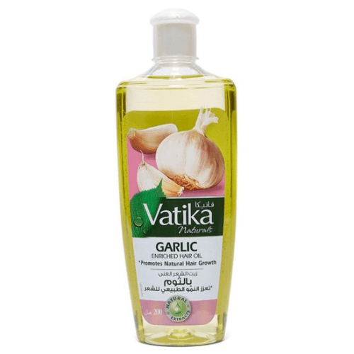 Vatika Naturals Garlic Enriched Hair Oil Yellow 300 Ml